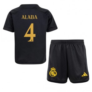Real Madrid David Alaba #4 Rezervni Dres za Dječji 2023-24 Kratak Rukavima (+ kratke hlače)